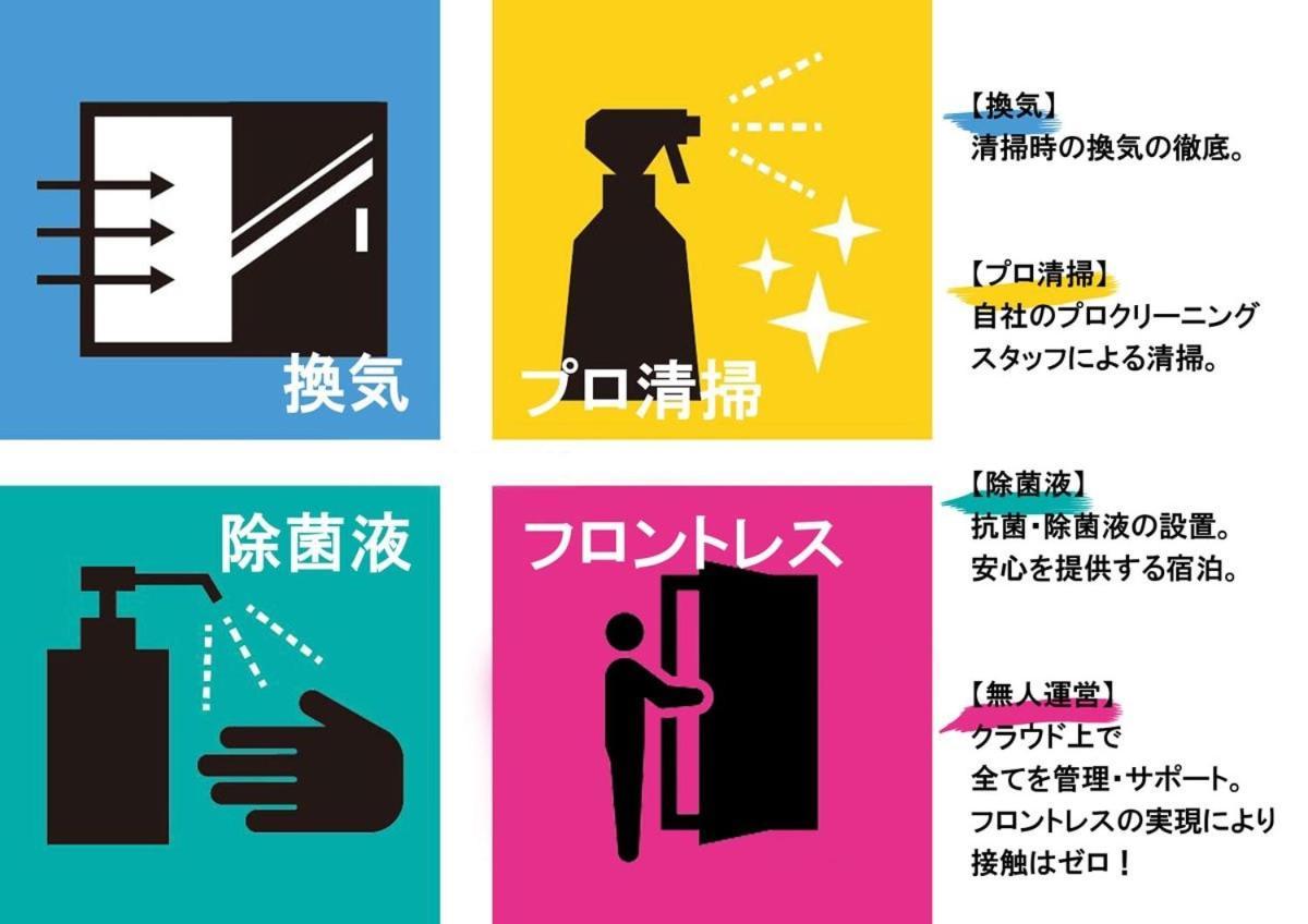 公寓 Bhotel Heiwaodori 401 - Brand New Famous Dori 6ppl *